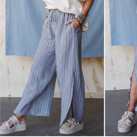 Three Bird Nest Pants - Three Bird Nest Soul Spark Wide-Leg Pants